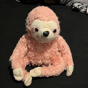 Pink Plush Sloth Toy